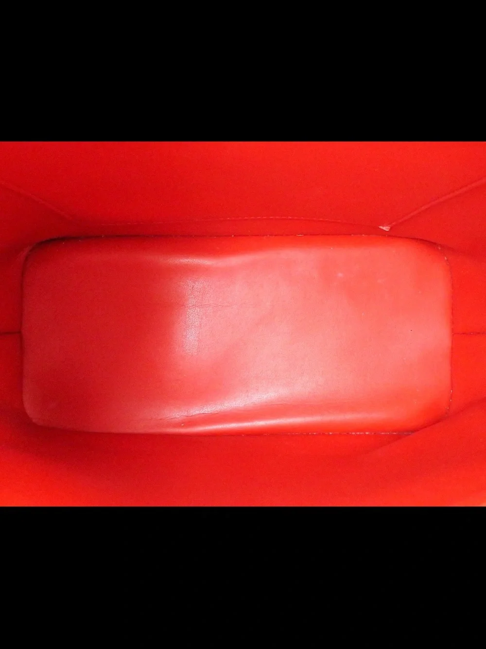 Louis Vuitton Red Patent Tote with Tan Handles